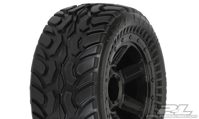 Pro-Line PR1071-11 Dirt Hawg I off-road banden gemonteerd voor 1/16 E