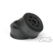 PR2773-03 Impulse 2.2\"/3.0\" zwarte wielen voor SCTE 4x4, SC10 4x4, SCT410 & alle ProTrac-sets voor o