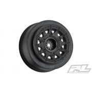 PR2785-03 Raid 2.2\"/3.0\" Black 6x30 Removable Hex SC Wheels for Slash 2wd Rear & Slash 4x4 Front or 