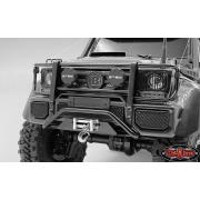 Command voorbumper met zwarte verlichting en lichtset voor Traxxas Mercedes-Benz G 63 AMG 6x6