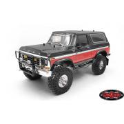 Ranch voor grille beschermer met verlichting voor Traxxas TRX-4 \'79 Bronco Ranger XLT (zwart