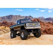 TRAXXAS TRX-4M HIGH TRAIL CRAWLER MET 1979 CHEVROLET K10 BODY: 1/18 SCHAAL 4WD ELEKTRISCHE AUTO ZWAR