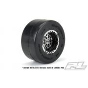 PR2794-03 Showtime + Wide SC / Standard SC 2.2 \"/3.0\" zwarte wielen voor Losi 22S No Prep Drag Car,