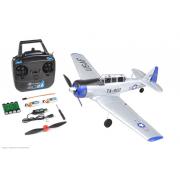 EZ-Wings - EZ-037 -  Mini AT-6 Texan - Silver - RTF - 450mm - 1+1 Li-Po Battery - USB Charger