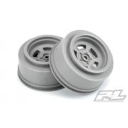 PR2793-05 Slot Mag Drag Spec 2.2\"/3.0\" steengrijze wielen voor Slash 2wd en AE DR10 achter en Slash 