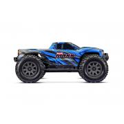 Traxxas TRX107154-1-BLUE mini Maxx bl-2s incl. batterrij en usb-oplader