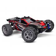 Traxxas Rustler 4X4 BL2-S Brushless 1/10 Stadium Truck  Rood TRX67164-4RED