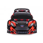 Traxxas Ford Fiesta ST Rally BL-2s - Rood