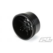 PR2794-03 Showtime + Wide SC / Standard SC 2.2 \"/3.0\" zwarte wielen voor Losi 22S No Prep Drag Car,