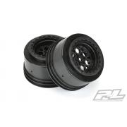 PR2794-03 Showtime + Wide SC / Standard SC 2.2 \"/3.0\" zwarte wielen voor Losi 22S No Prep Drag Car,