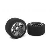 Attack foam tires, 1/8 Circuit, 32 shore, Carbon rims (2)