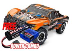 SLASH BRUSHLESS: SCHAAL 1/10 2WD SHORT COURSE RACINGTRUCK TQ 2,4 GHz - ORANJE