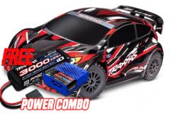 Traxxas Ford Fiesta ST Rally BL-2s - Rood