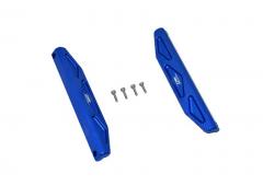 ALUMINUM CHASSIS NERF BARS -6PC SET BLUE GPM TRX HOSS