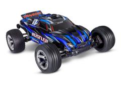 Traxxas Rustler 2WD BL-2S HD Blauw