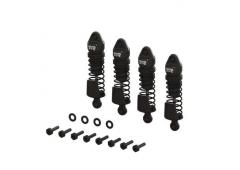 Arrma ARA-1567  Aluminum Shock Set, 58mm Length, 1000 cSt Oil (4), Black: GROM