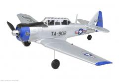 EZ-Wings - EZ-037 -  Mini AT-6 Texan - Silver - RTF - 450mm - 1+1 Li-Po Battery - USB Charger