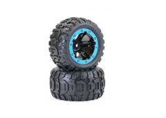 FTX FTX9742B Tracer Monster Truck wheel/tyres complete (pr) (Blue)