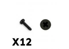 FTX FTX9749 Tracer pan head self tapping screws pbho2.6 10mm