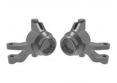 Traxxas TRX10734-GRAY Steering blocks, 6061-T6 aluminum (gray-anodized)