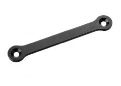 C-00180-831 Steering Rack - Dual Stiffener - Swiss Made 7075 T6 - 2mm - Hard Anodised - Black - Made