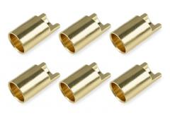 Team Corally - Bullit stekker 6.5mm - Vrouwelijk - Goud contacten - Ultra lage interne weerstand - 6