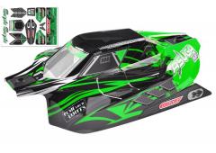 Team Corally C-00180-857-G Polycarbonate Body - Asuga ASUGA XLR - Painted GREEN - Cut - 1 pc