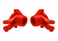 Traxxas TRX10736-RED Steering blocks, left & right (red)