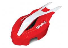 Traxxas TRX7911 Canopy, voorzijde, rood / wit, Aton