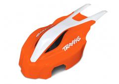 Traxxas TRX7915 Canopy, voorzijde, oranje / wit, Aton