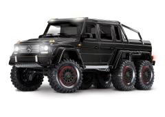 Traxxas TRX88296-4BLK Traxxas TRX-6 Mercedes-Benz G 63 AMG Body 6X6 Electric Trail Truck Clipless Bl