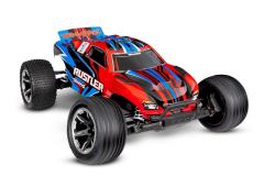 Traxxas Rustler 2wd Brushed HD incl battery en USB-C charger Red