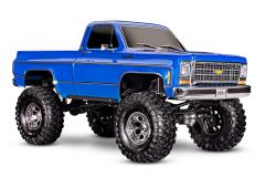 Traxxas TRX-4 Scale and Trail Crawler met Chevrolet K10 Truck Body Blauw uit 1979: 4WD elektrische t