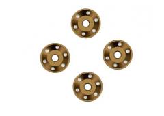 Traxxas TRX10257-BRNZ Wheel washers, machined aluminum, bronze (4)