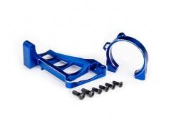 Traxxas TRX10261-BLUE Motor mounts (front & rear) (blue-anodized