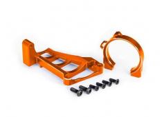 Traxxas TRX10261-ORNG Motor mounts (front & rear) (orange-anodized