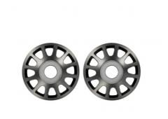 Traxxas TRX10274-GRAY Wheel centers, Method Race Wheels 703 Beadlock (6061-T6 aluminum, gray-anodize