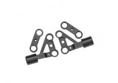 Traxxas TRX10533-GRAY Suspension arms, upper, front, 6061-T6 aluminum (gray-anodized)