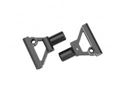 Traxxas TRX10534-GRAY Suspension arms, lower, front, 6061-T6 aluminum (gray-anodized)