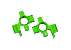 Traxxas TRX10537-GRN Steering blocks, 6061-T6 aluminum (green-anodized)