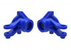 Traxxas TRX10736-BLUE Steering blocks, left & right (blue)