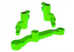 Traxxas TRX10743-GRN Steering bellcranks, draglink green-anodized