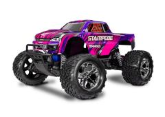 Traxxas TRX36254-8PINK Stampede 2WD Brushed HD incl battery & USB-C charger Pink