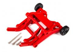 Traxxas TRX3678R Wheelie bar, gemonteerd (rood) (past op Slash, Stampede, Rustler, Bandit serie)