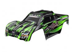 Traxxas TRX7868-GRN BODY, X-MAXX ULTIMATE, GREEN (PAINTED, DECALS APPLIED) (ASSEMBLED WITH FRONT & R