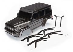 Traxxas TRX8811R Body, Mercedes-Benz G 500 4x4, compleet (zwart) (inclusief achterste carrosserieste