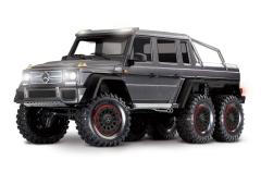 Traxxas TRX88296-4SLVR Traxxas TRX-6 Mercedes-Benz G 63 AMG Body 6X6 Electric Trail Truck Clipless S