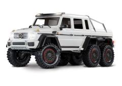 Traxxas TRX88296-4WHT Traxxas TRX-6 Mercedes-Benz G 63 AMG Body 6X6 Electric Trail Truck Clipless Wh