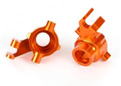 Traxxas TRX8937A Stuurblokken, 6061-T6 aluminium (oranje geanodiseerd), links en rechts