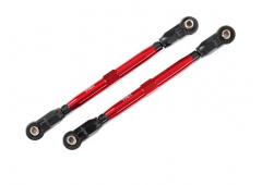 Traxxas TRX8997R Toe links, Wide Maxx (TUBES 6061-T6 aluminium (rood-geanodiseerd))